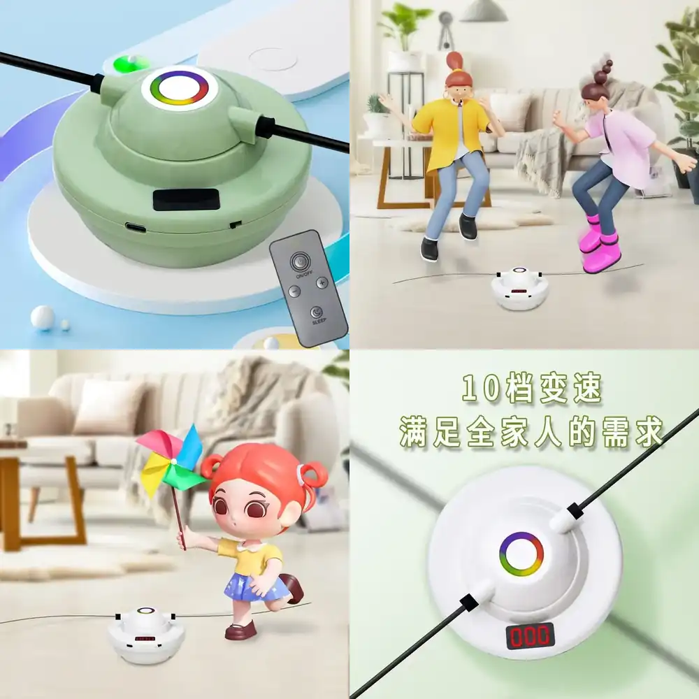 Jump Rope - WAP01 ชุดเชือกกระโดดคาร์ดิโอสำหรับเด็ก เครื่องกระโดดเชือกแบบพกพา อุปกรณ์ออกกำลังกาย เครื่องกระโดดเชือกสำหรับฝึกซ้อมกีฬา
