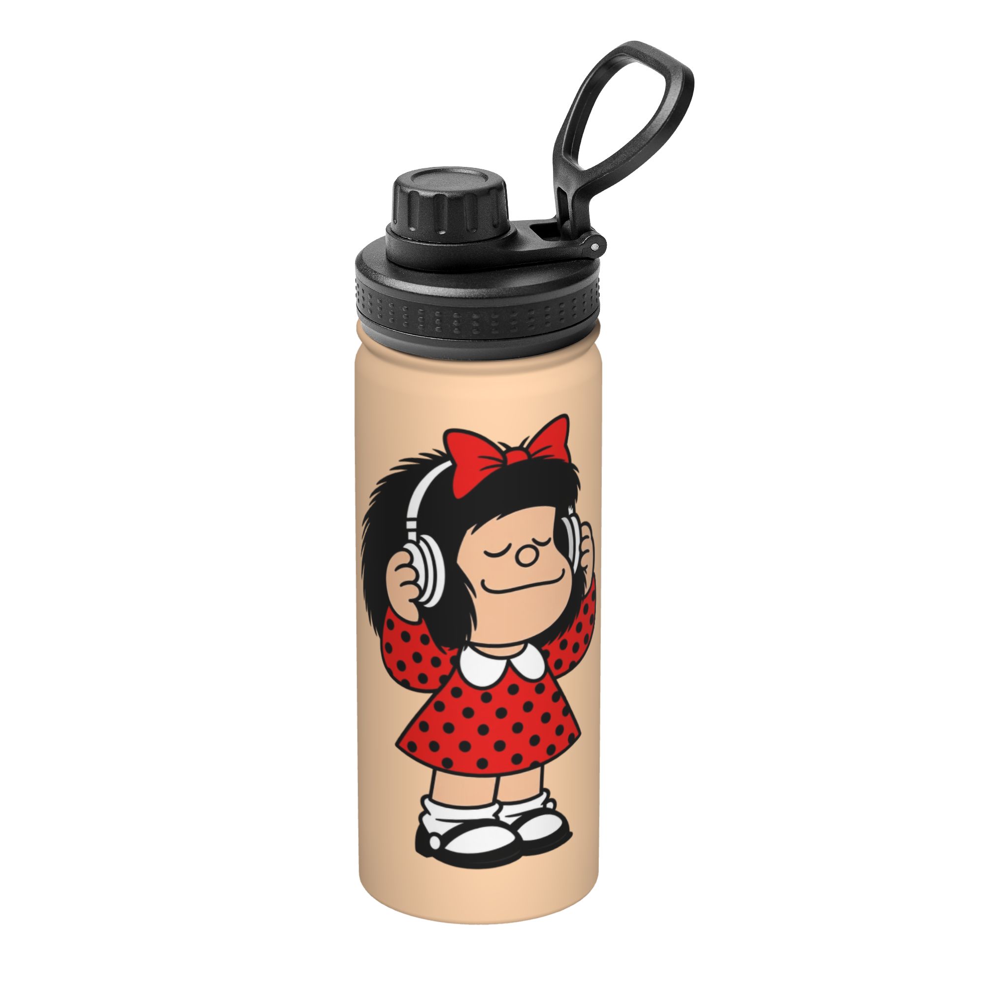 Sports Water Bottle Insulated - กระติกน้ำเก็บความร้อนแบบสปอร์ต Cartoon M-Mafaldas ขนาด 18 ออนซ์