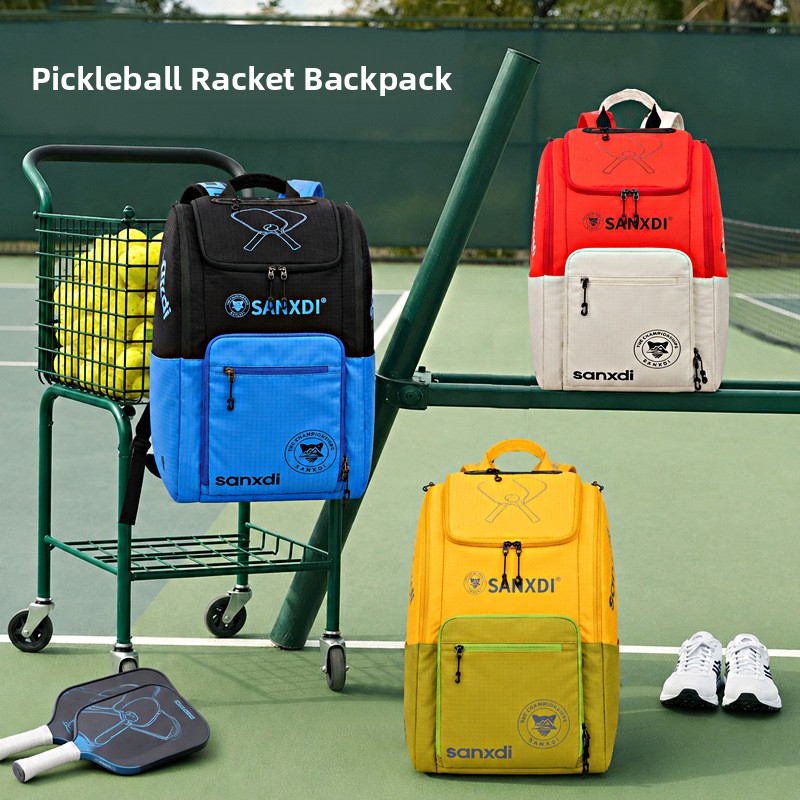 Badminton Racket - กระเป๋ากีฬา Peak ความจุขนาดใหญ่ กระเป๋าใส่ไม้เทนนิส กันน้ำ ช่องแยกสำหรับลูกแบดมินตัน