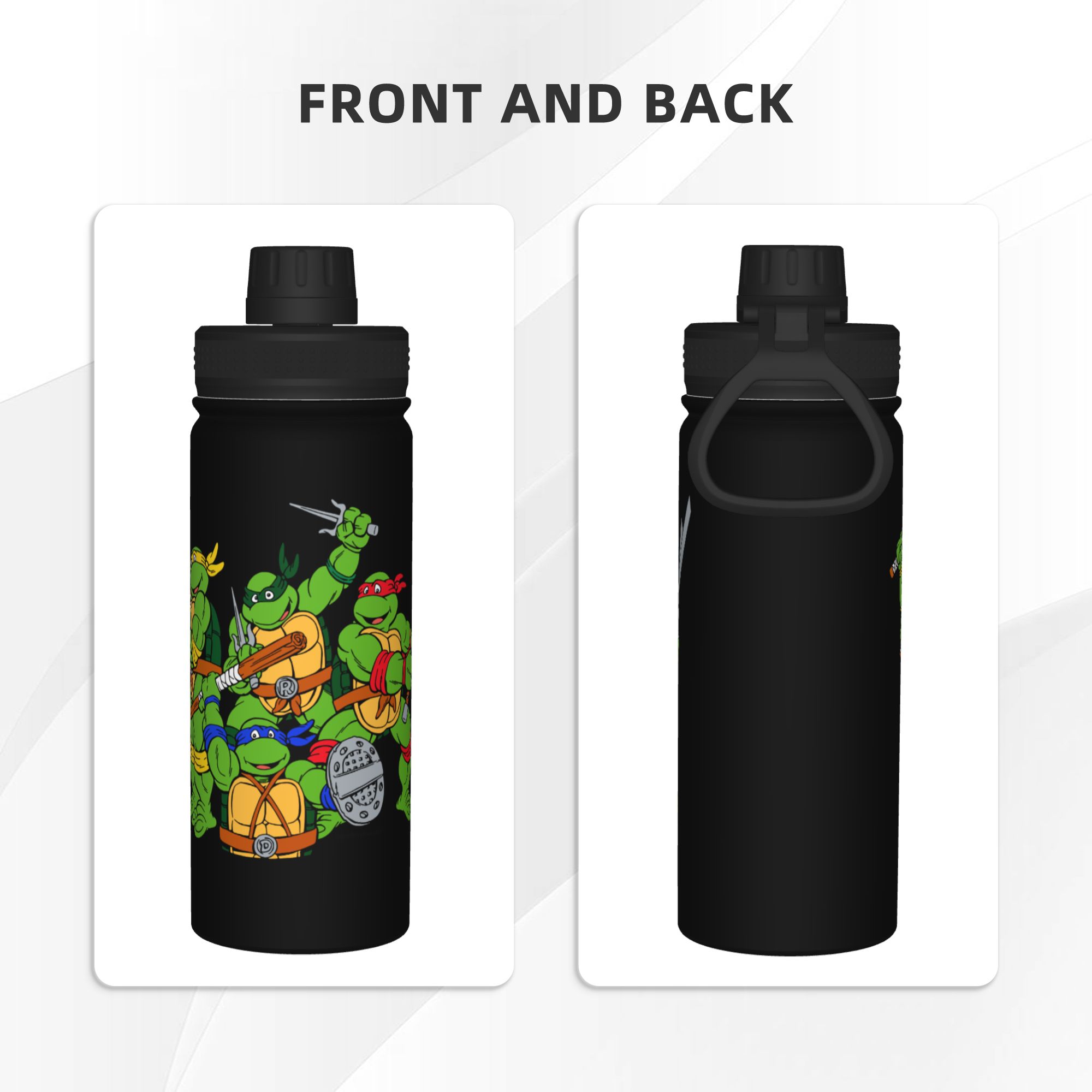 กระติกน้ำสแตนเลสลายการ์ตูนนินจ - Sports Water Bottle Insulated บทวิจารณ์และราคา
