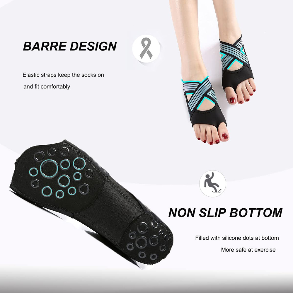 ถุงเท้ากันลื่นแบบไม่มีนิ้วสำหร - Gym Ball บทวิจารณ์และราคา