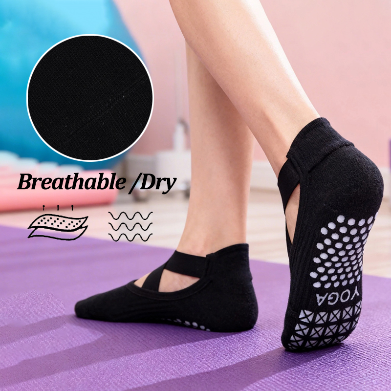 ถุงเท้าโยคะกันลื่นสำหรับผู้หญิ - Yoga Mat บทวิจารณ์และราคา