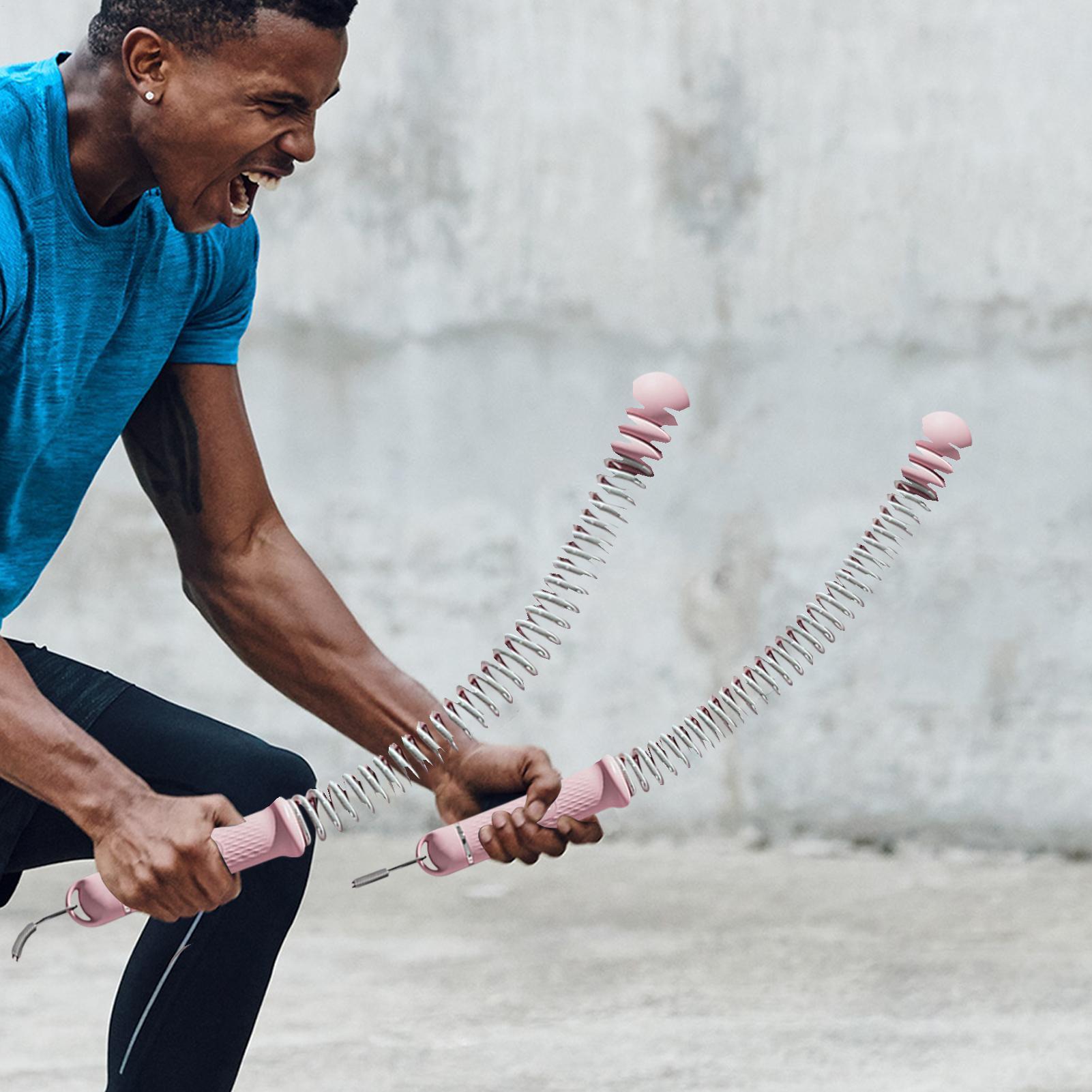 เชือกออกกำลังกายแบบพกพาสำหรับย - Jump Rope บทวิจารณ์และราคา