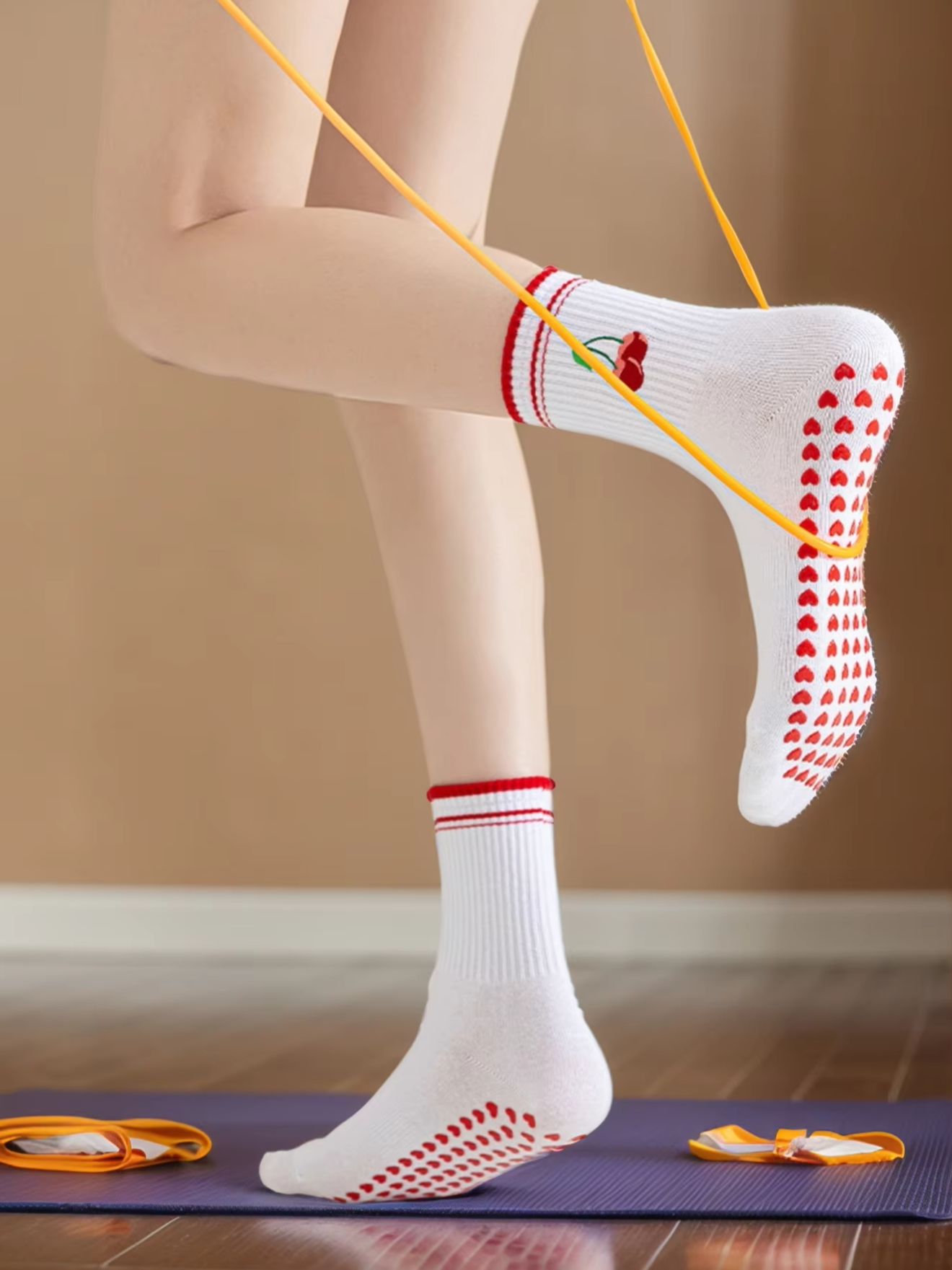1 คู่ถุงเท้าโยคะมืออาชีพสำหรับ - Yoga Mat บทวิจารณ์และราคา