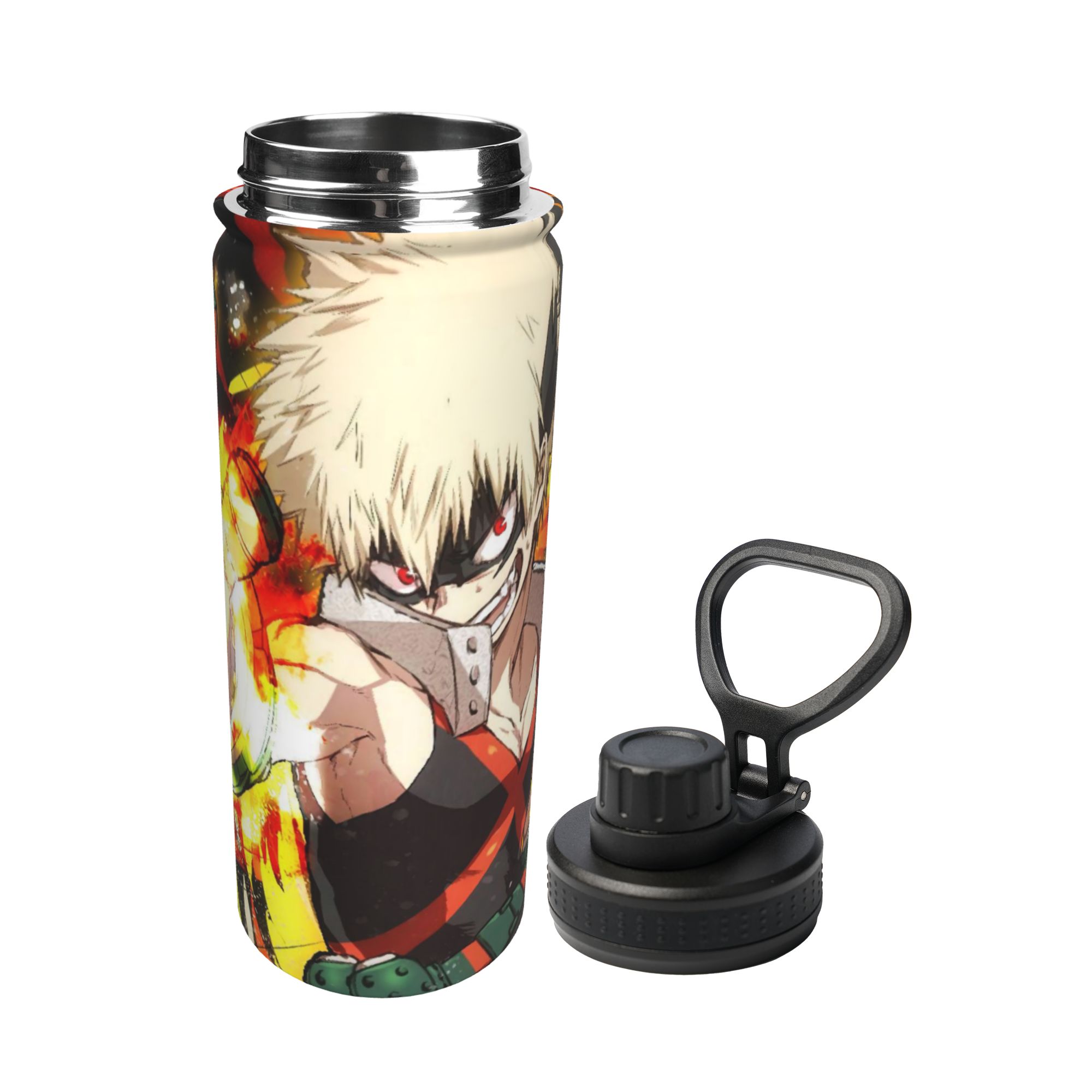 กระติกน้ำเก็บความร้อนลายอนิเมะ - Sports Water Bottle Insulated บทวิจารณ์และราคา